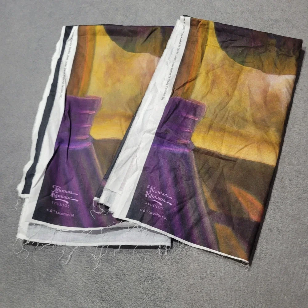 David Textiles Fabric Panel Unisex OS Purple Star Wars Mandalorian Turning Point